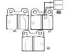 剎車(chē)片 Brake Pad Set:0060 704 084