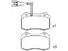 Pastillas de freno Brake Pad Set:1ML 698 151